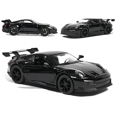 Die Cast Porsche Car Toy | 1:32 Scale Metal Diecast Model Car for Kids with Openable Doors, Light & Engine Sound |