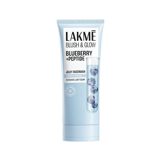 Lakmé Blush & Glow Blueberry + Peptide Jelly Facewash